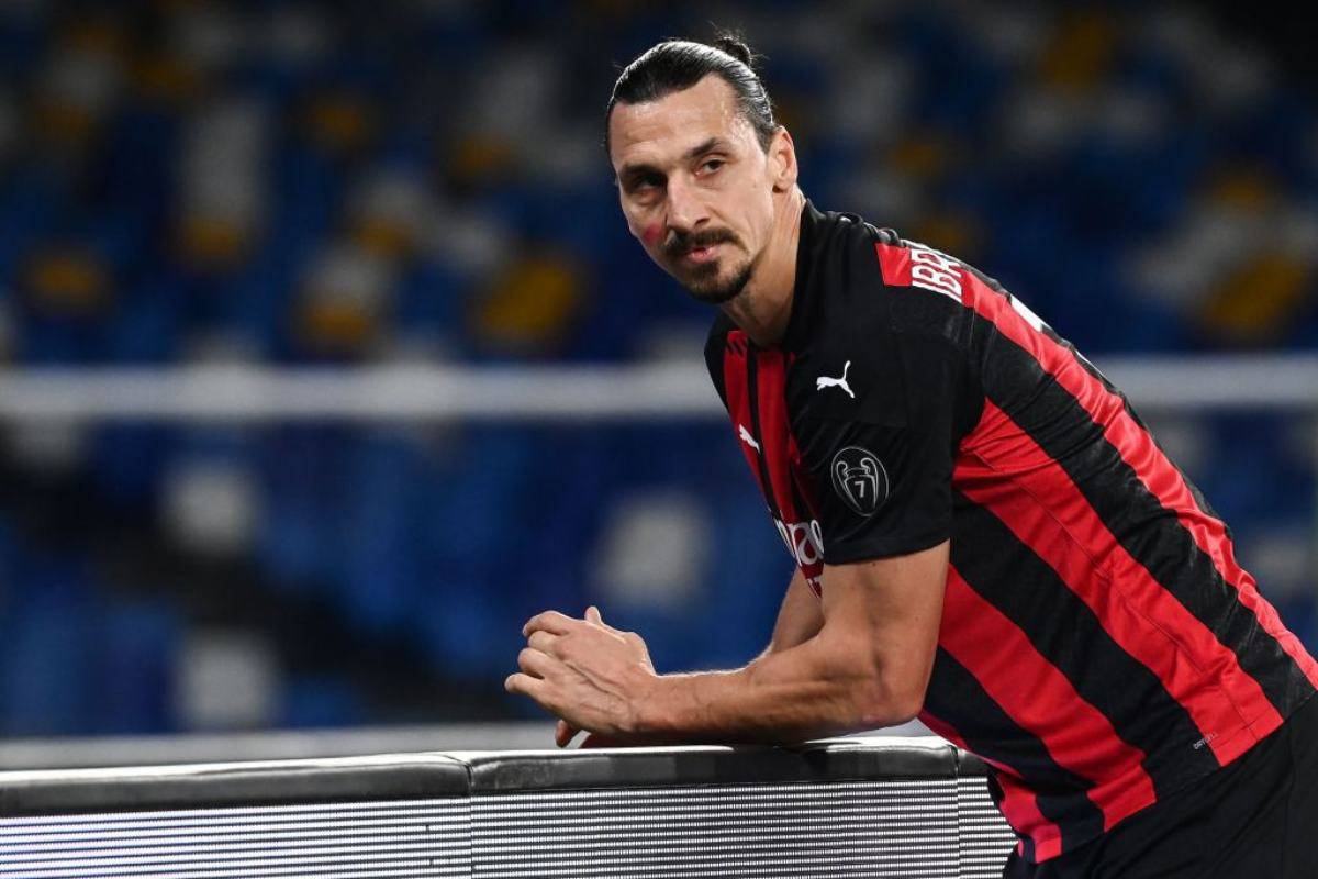 Ibrahimovic, numero nel riscaldamento (Getty Images)