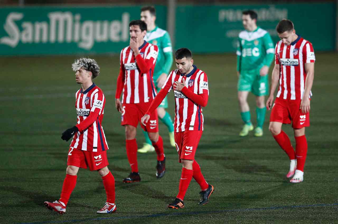 Atletico Madrid, clamoroso in Coppa del Re: ko con una squadra di terza serie