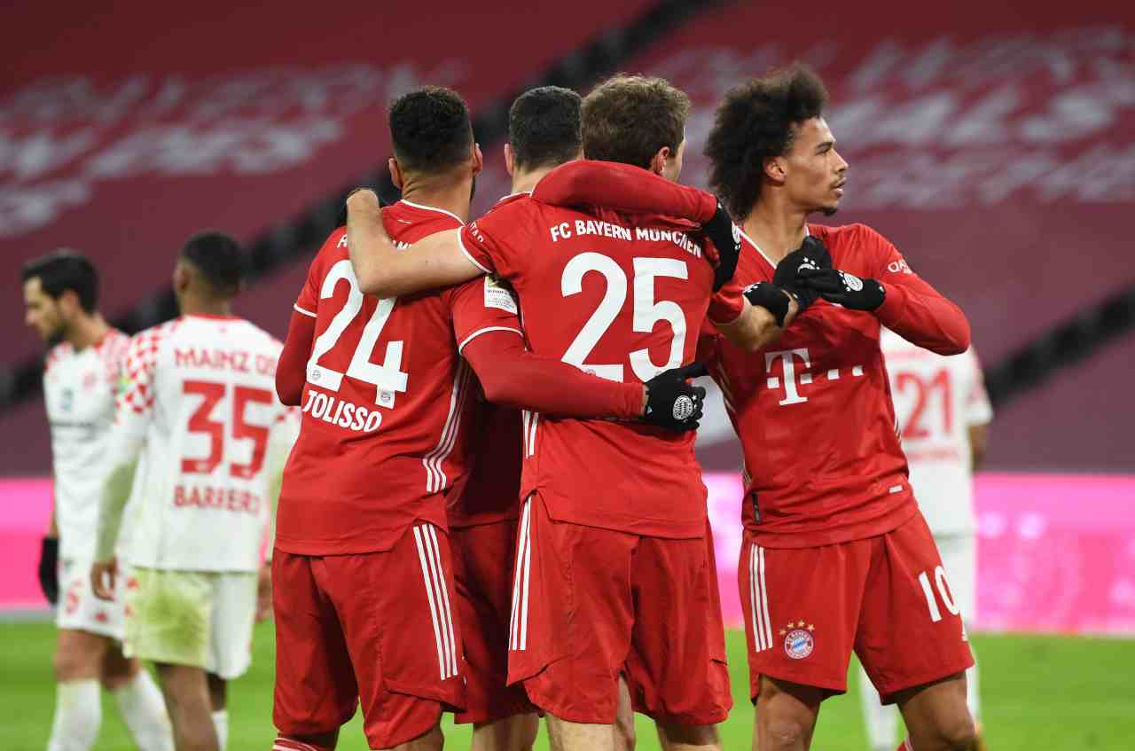 Bundesliga, risultati 3 gennaio: il Bayern Monaco show, Borussia Dortmund ok