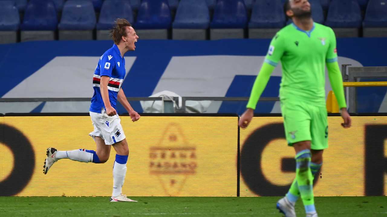 damsgaard sampdoria mercato