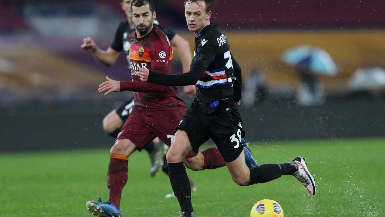 Damsgaard Sampdoria mercato