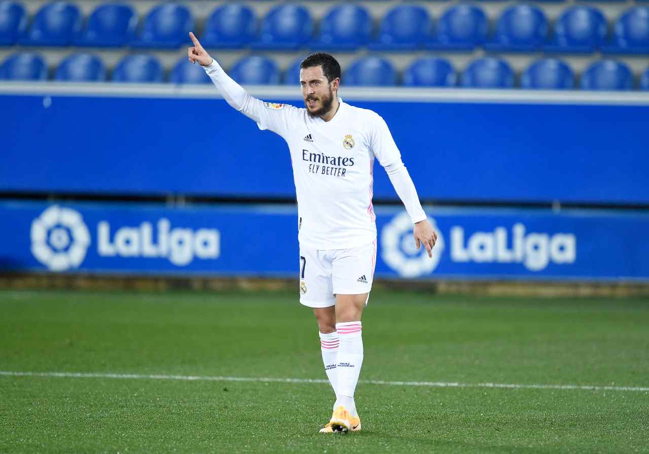 Real Madrid, il ritorno di Hazard vale il poker all'Alaves