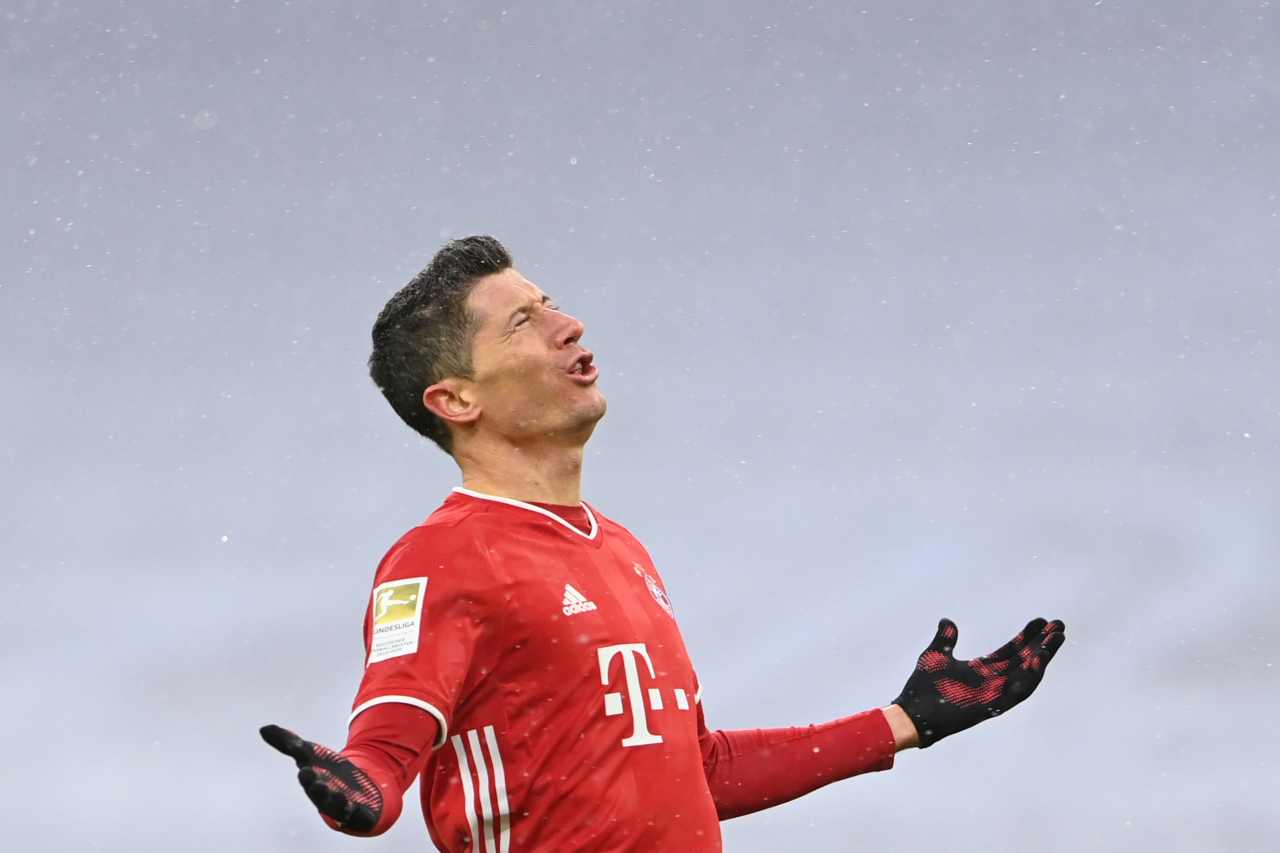 Lewandowski infortunio 