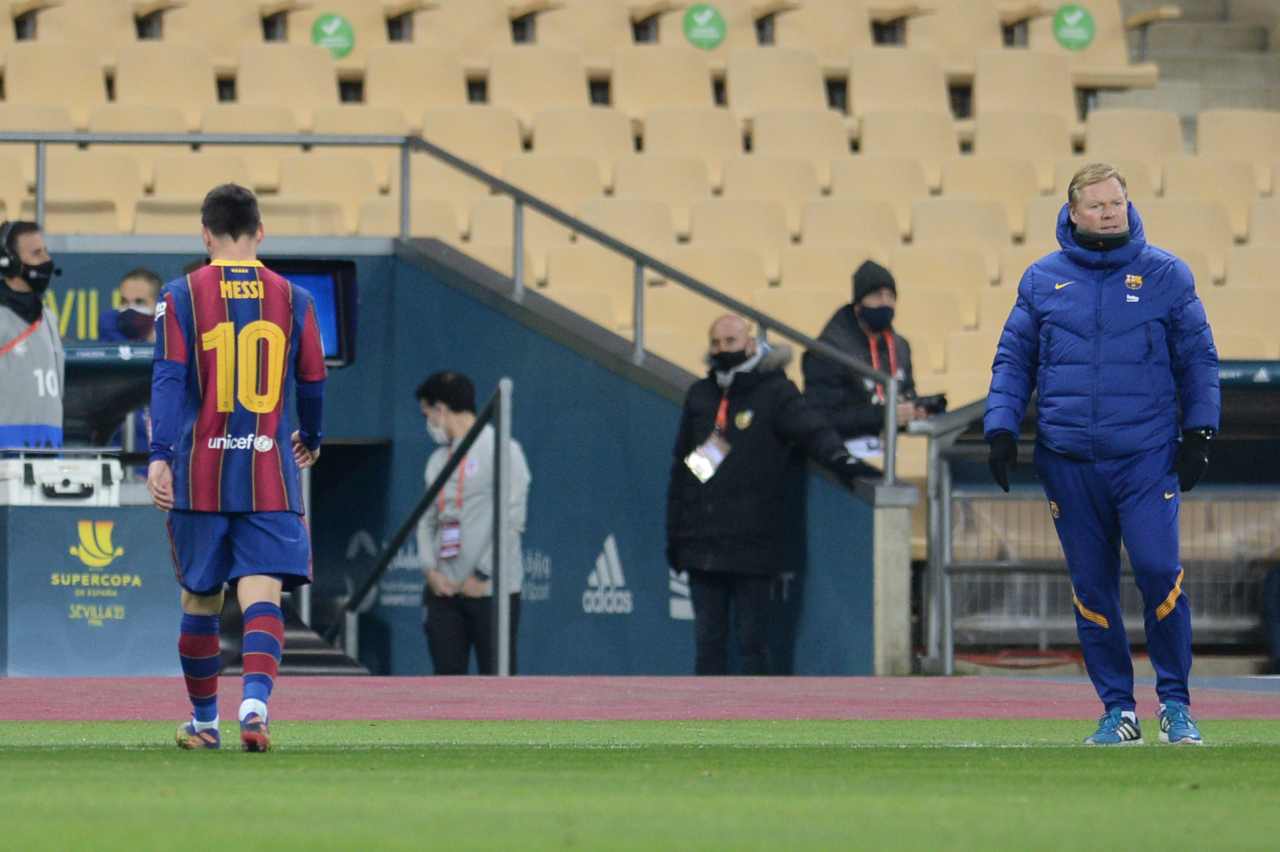 Messi, Supercoppa da dimenticare: la sua prima espulsione a Barcellona