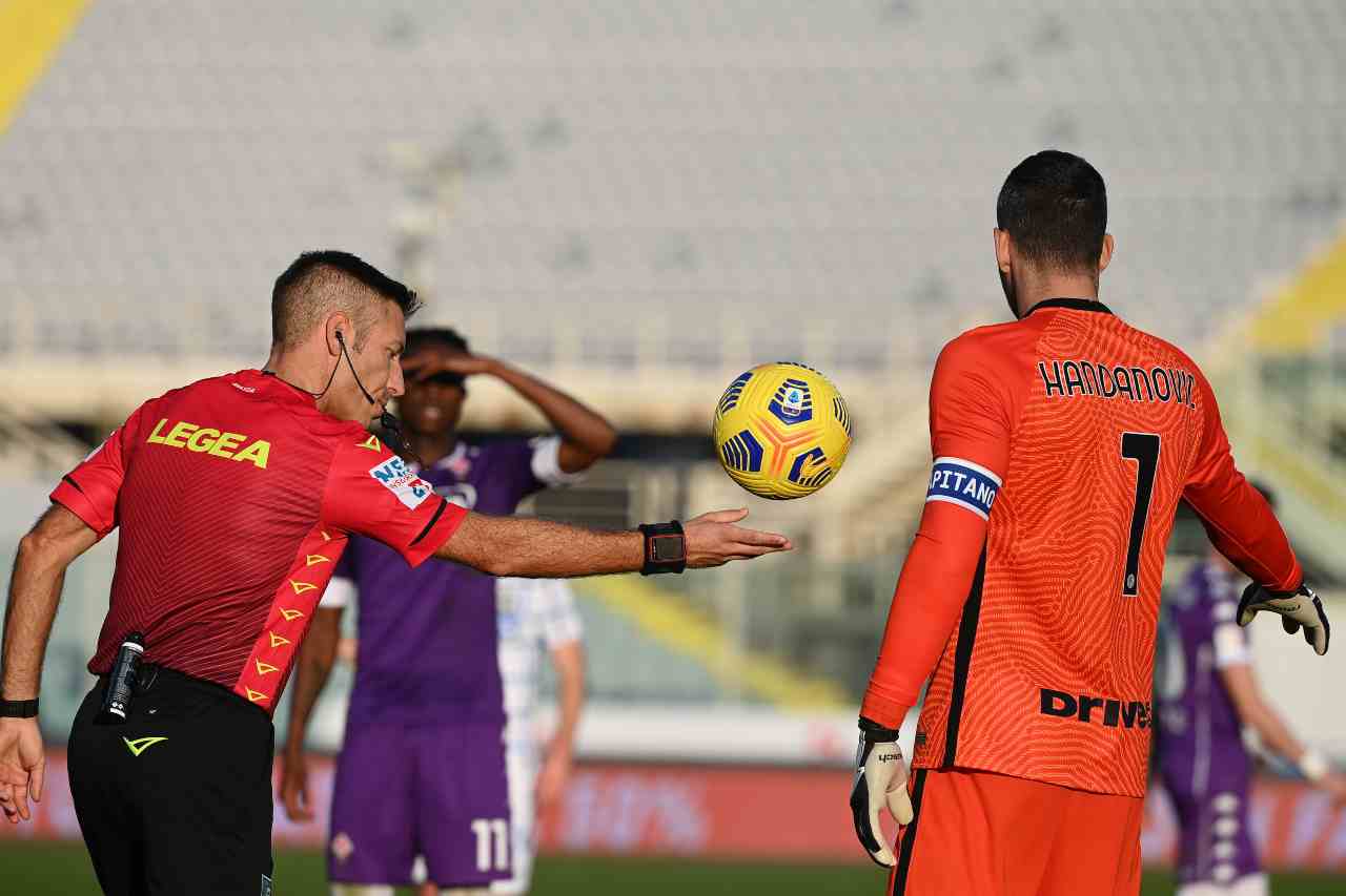 Moviola Fiorentina-Inter, il rigore tolto ai viola