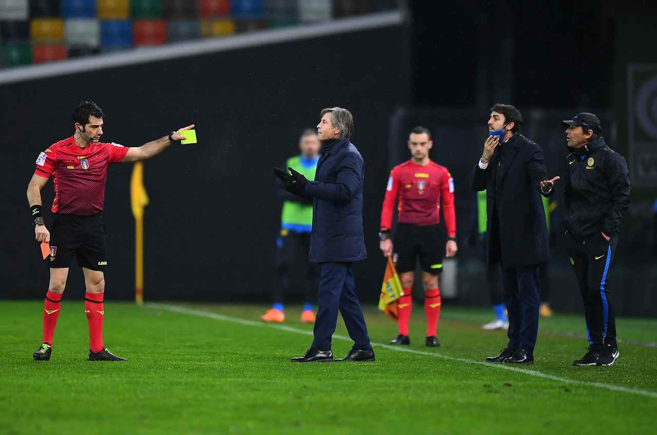 Udinese-Inter, espulso Conte