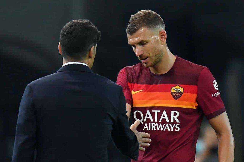 Roma, ancora panchina per Dzeko (Getty Images)