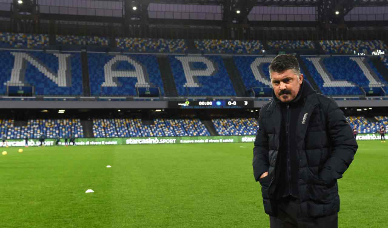 Gattuso De Laurentiis Napoli-Juve