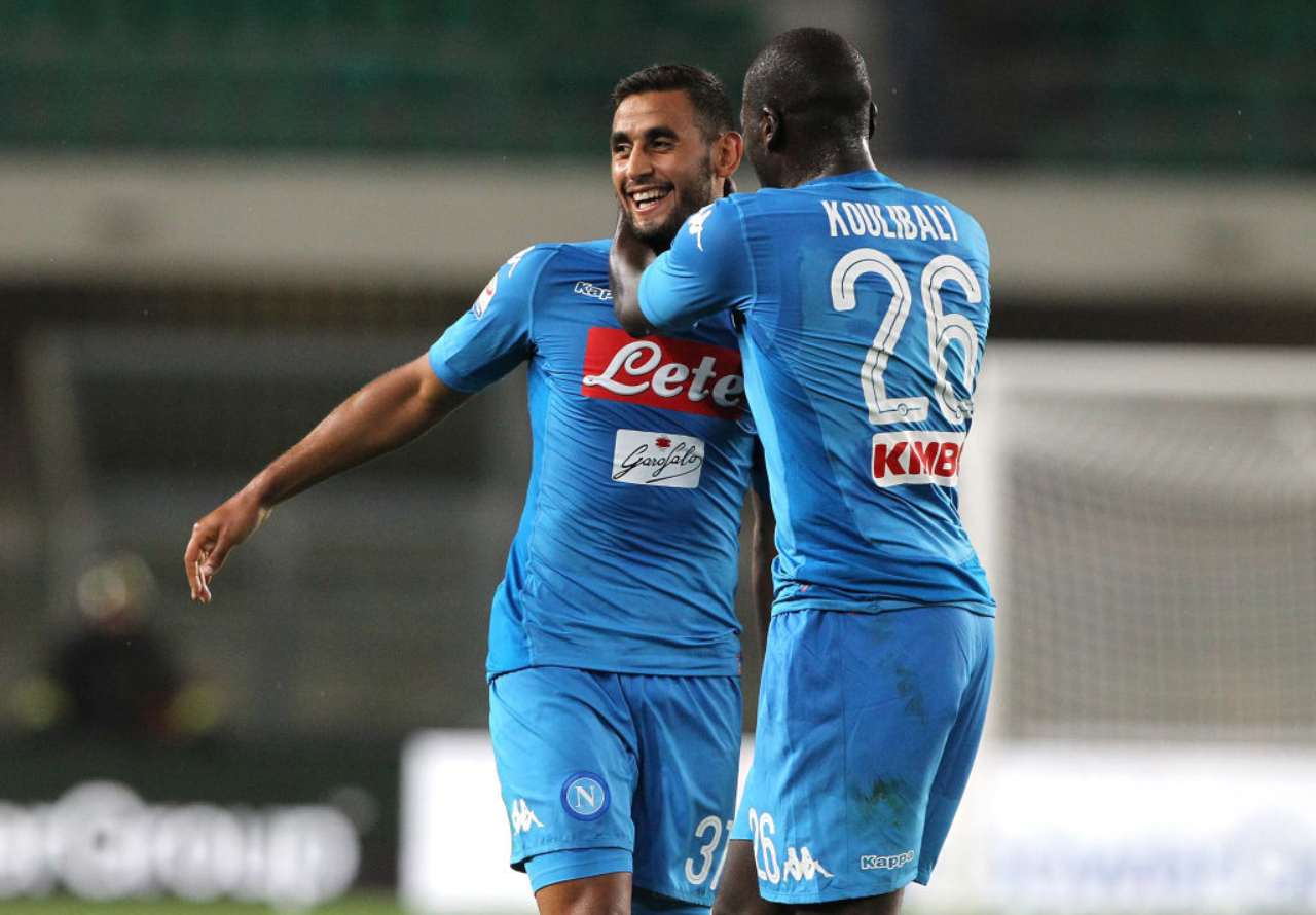 Ghoulam Koulibaly negativi Covid 