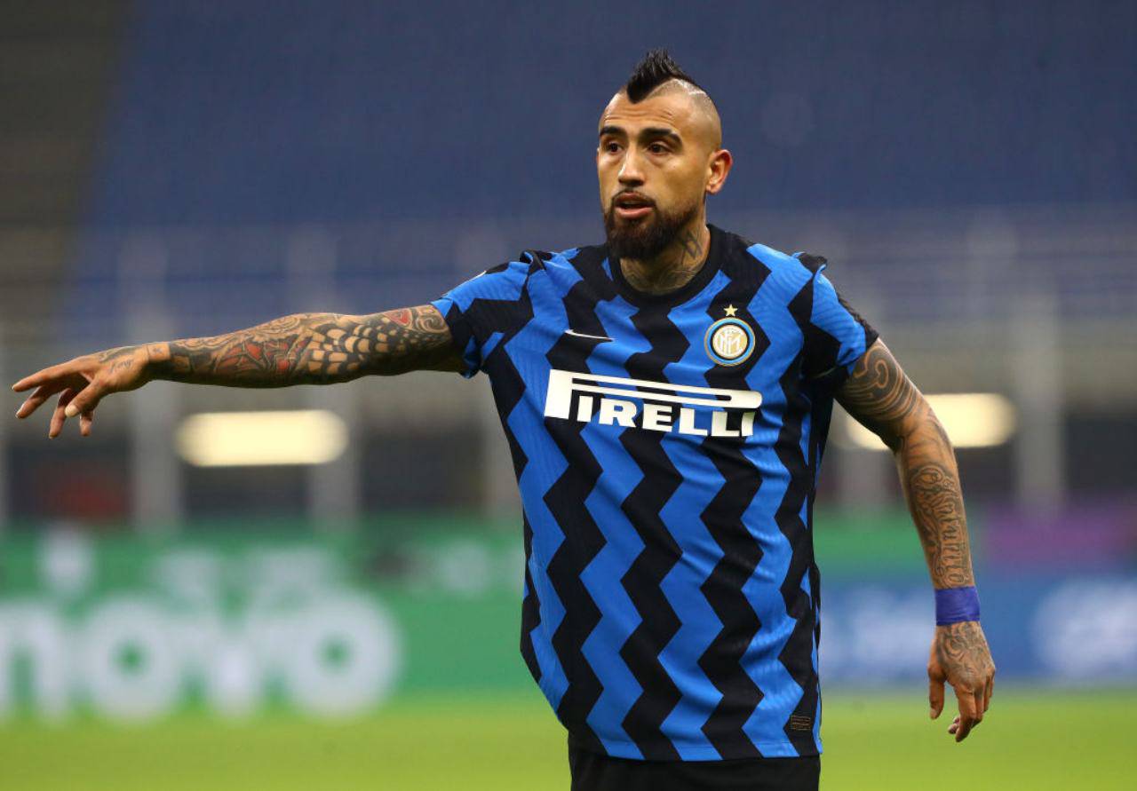 Vidal Inter Milan Derby