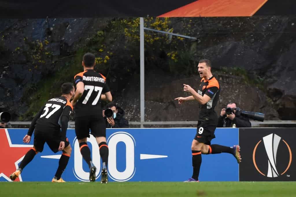 Dzeko torna al gol in Europa League (Getty Images)