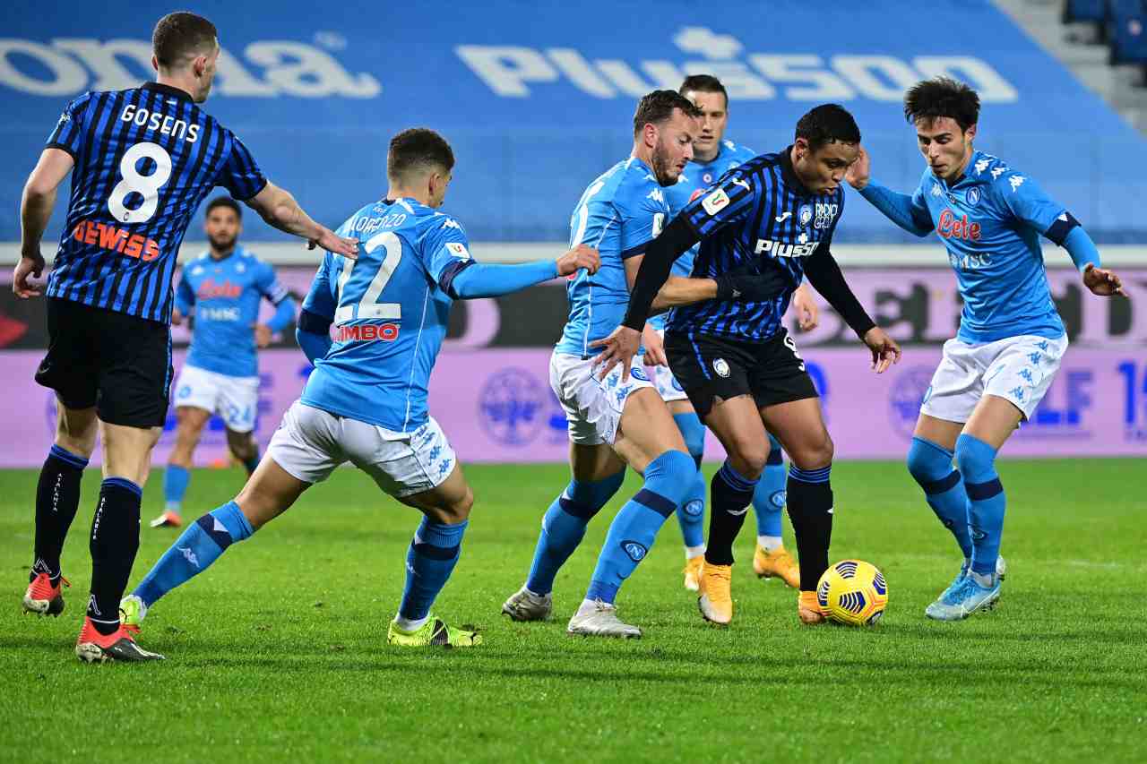 Atalanta-Napoli, i bergamaschi alla quinta finale in Coppa Italia (foto Getty)