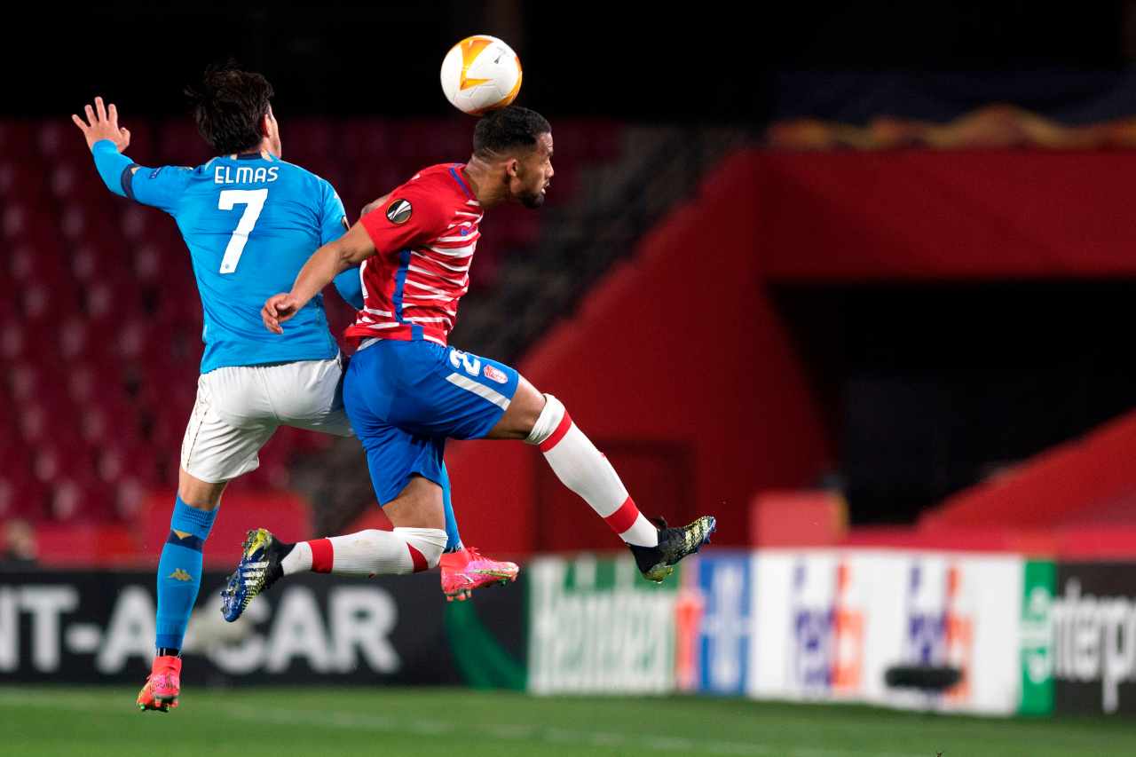 Europa League, Granada-Napoli (foto Getty)