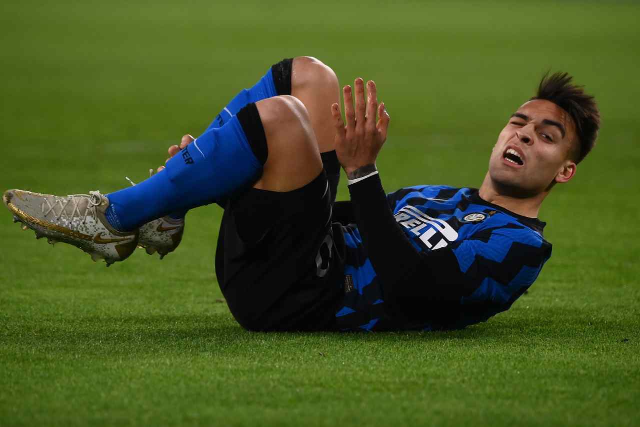 Coppa Italia, Lautaro chiede il rigore: scintille tra Conte e Bonucci