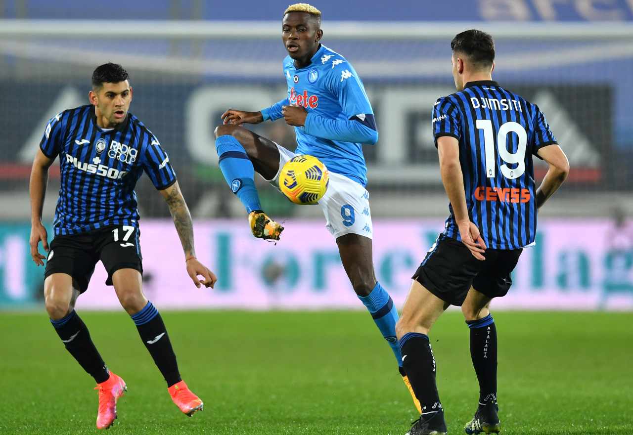 Atalanta-Napoli, Osimhen perde i sensi: le condizioni dell'attaccante