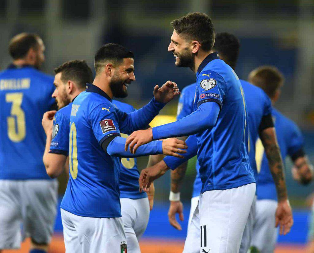 Berardi a segno con l'Italia al Tardini (Getty Images)