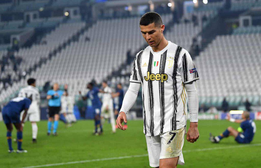 Cristiano Ronaldo non incide in Champions League contro il Porto (Getty Images)