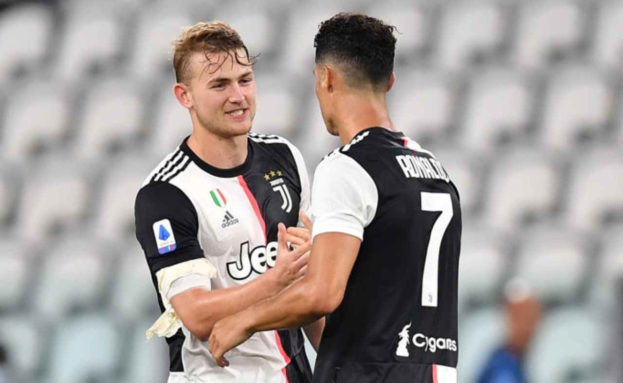 De Ligt Cristiano Ronaldo cessione Juve