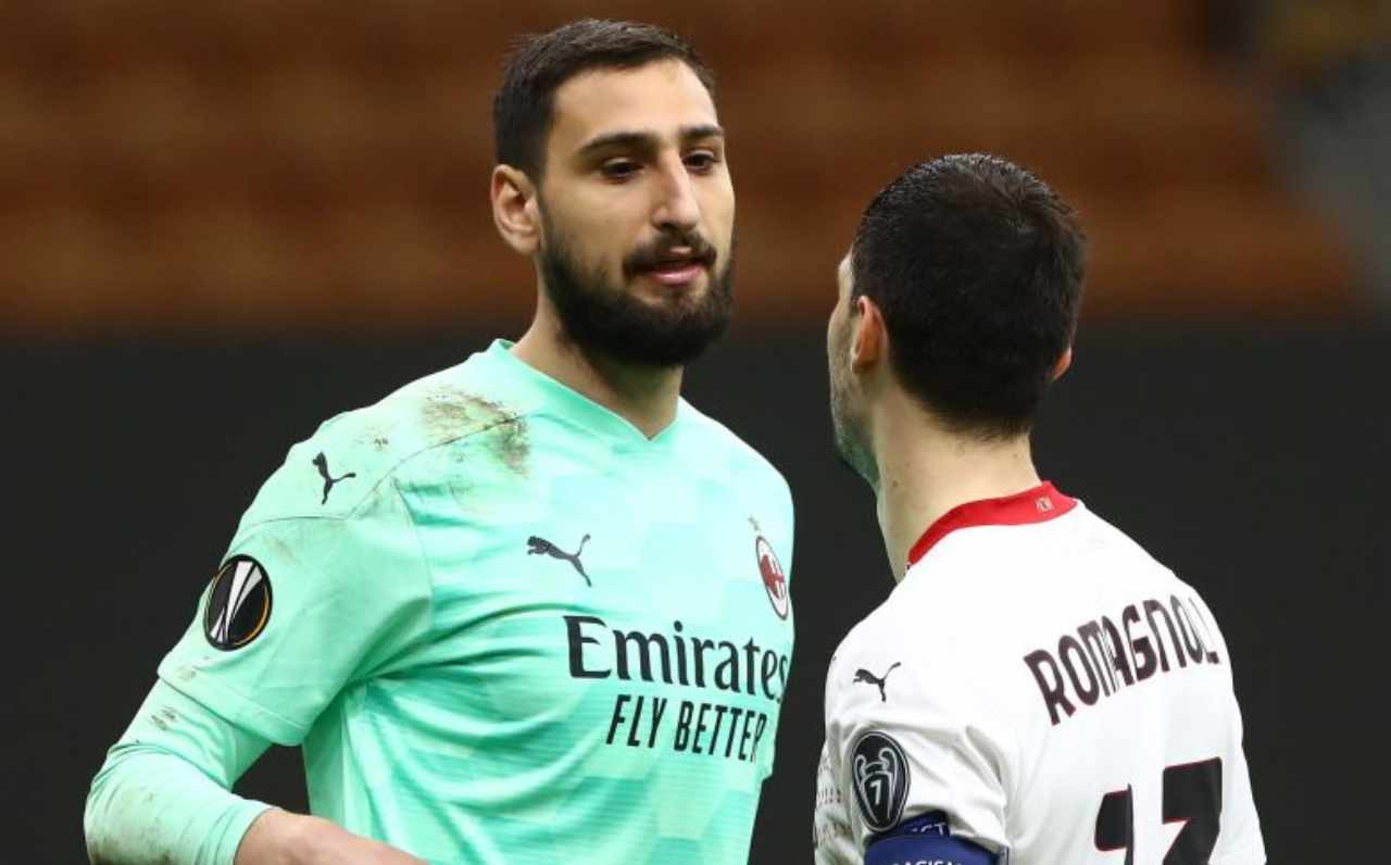 Donnarumma Romagnoli rinnovo Milan