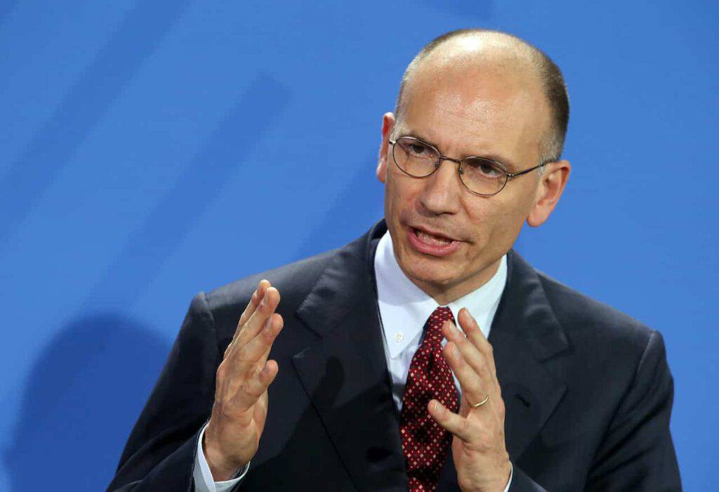 Enrico Letta e l'amore per il Milan (Getty Images)