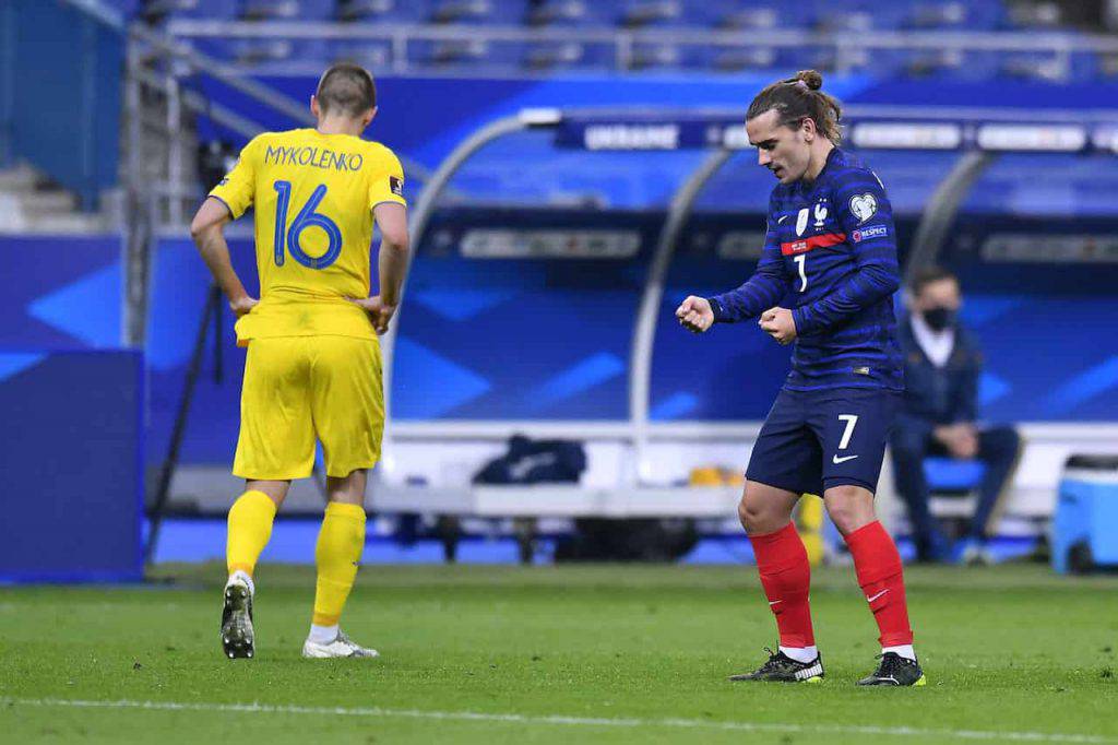 Griezmann a segno in Francia-Ucraina (Getty Images)