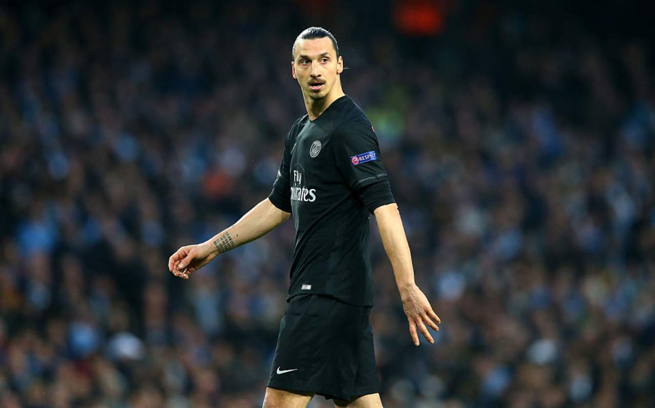 Ibrahimovic con la maglia del PSG, li numeri che spaventano il Man United 