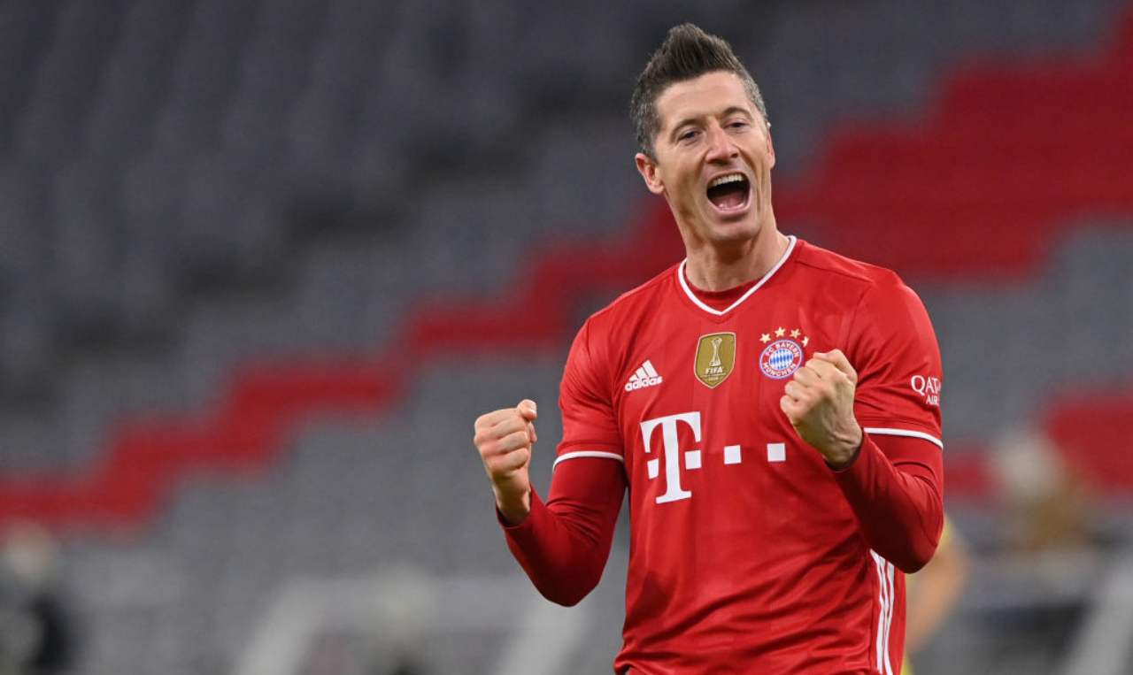 Lewandowski idoli italiani