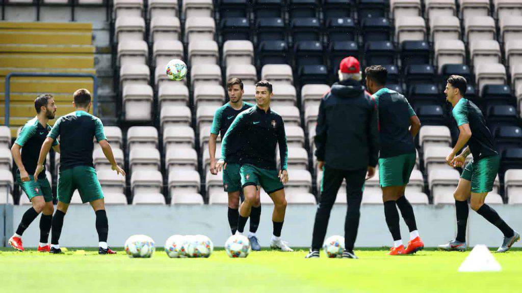 Portogallo come la Juve, allenamenti alla Continassa (Getty Images)