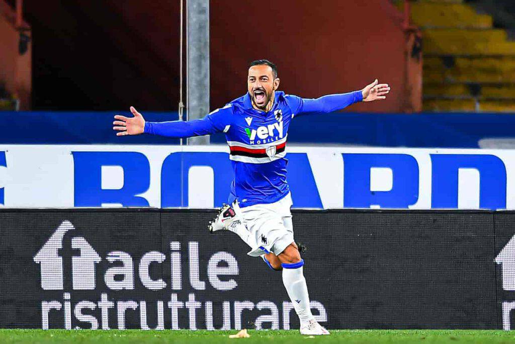 Quagliarella, nuovo record per il centravanti (Getty Images)