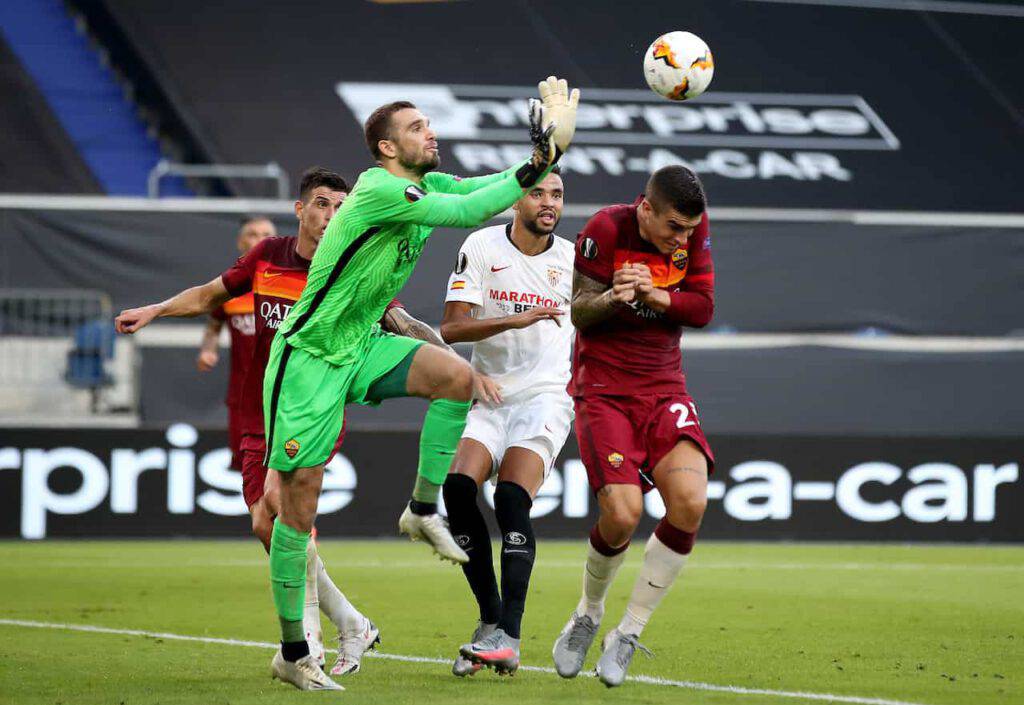 Roma, Mirante rimpiazza Pau Lopez contro la Fiorentina (Getty Images)