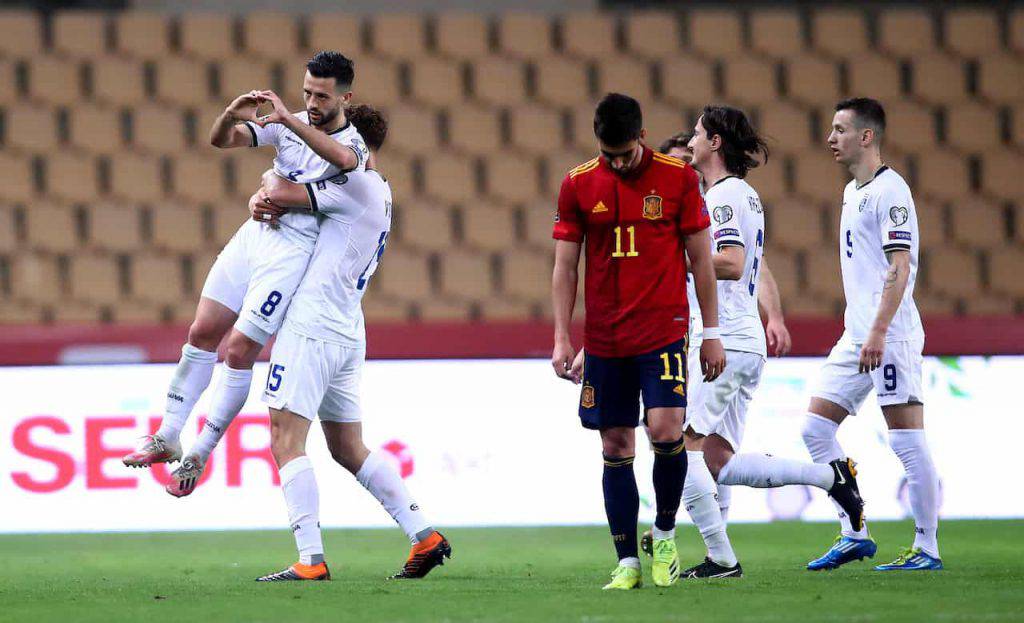 Spagna-Kosovo Halimi che gol (Getty Images)