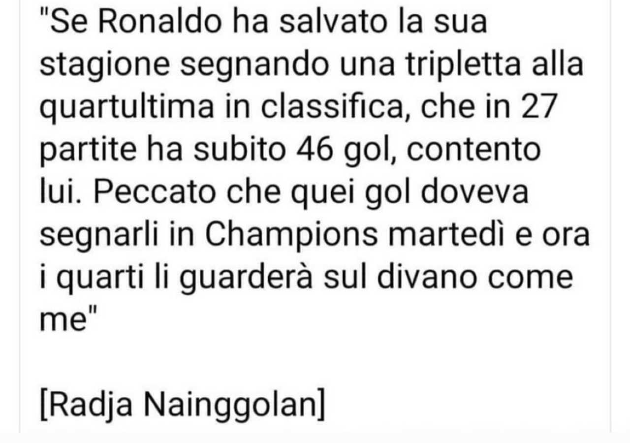 nainggolan cristiano ronaldo 