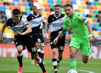 De Paul rabona in Udinese-Lazio (Getty Images)