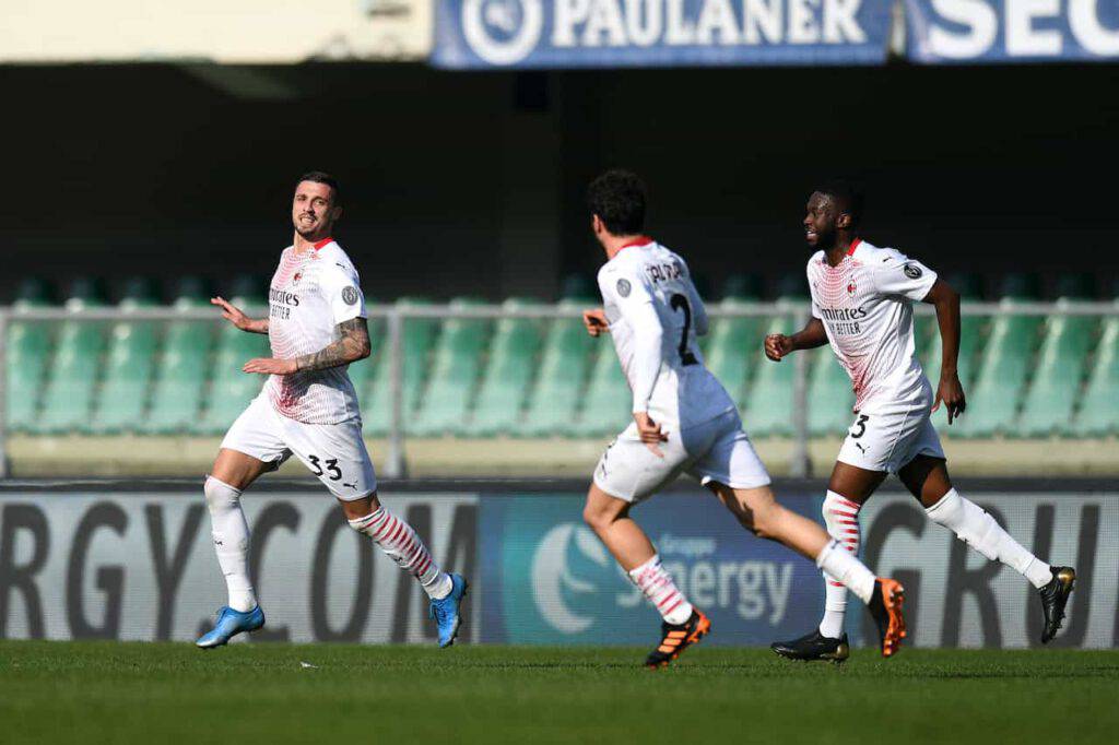 Verona-Milan sintesi (Getty Images)