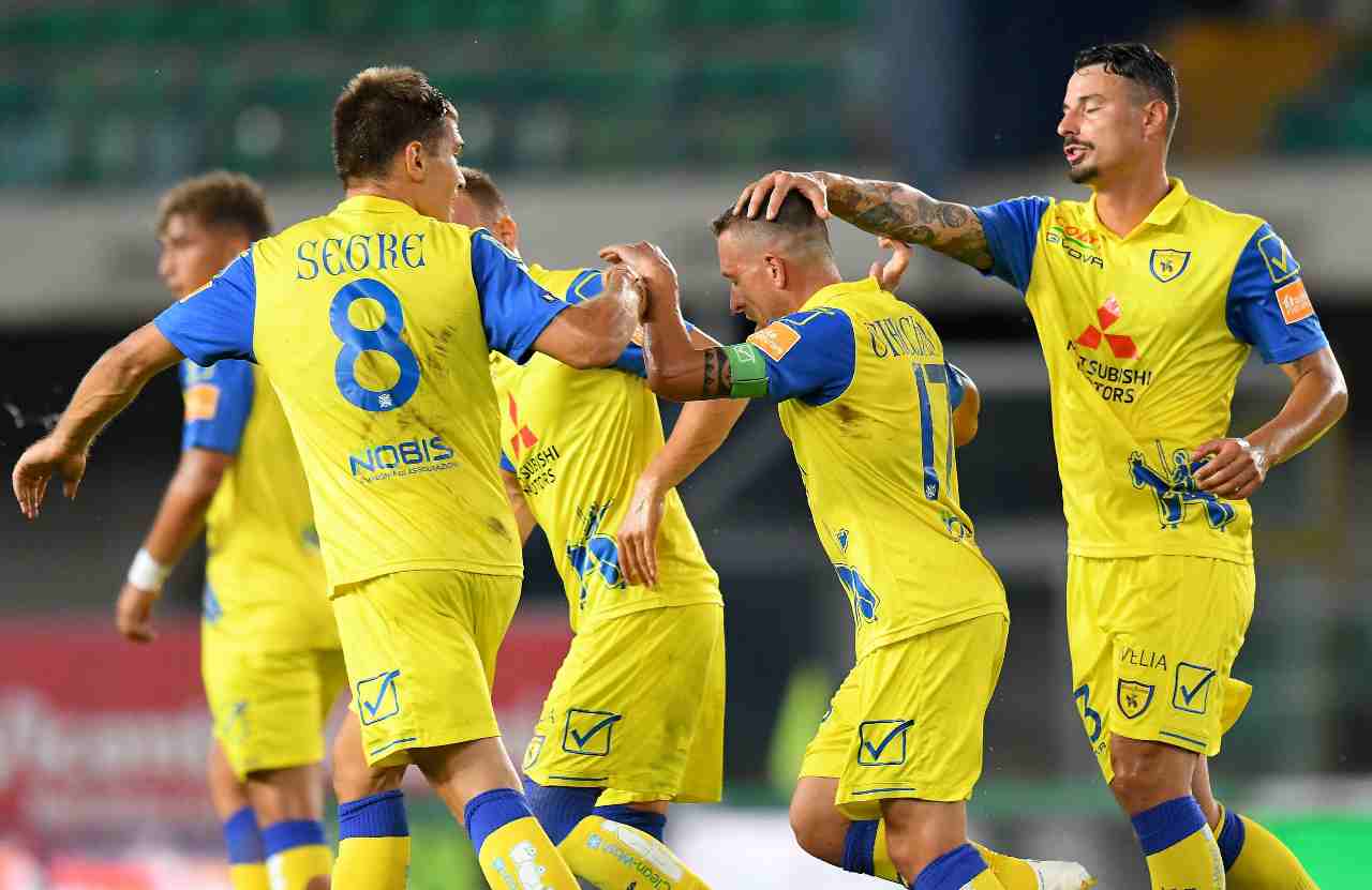 Chievo Pisa formazioni