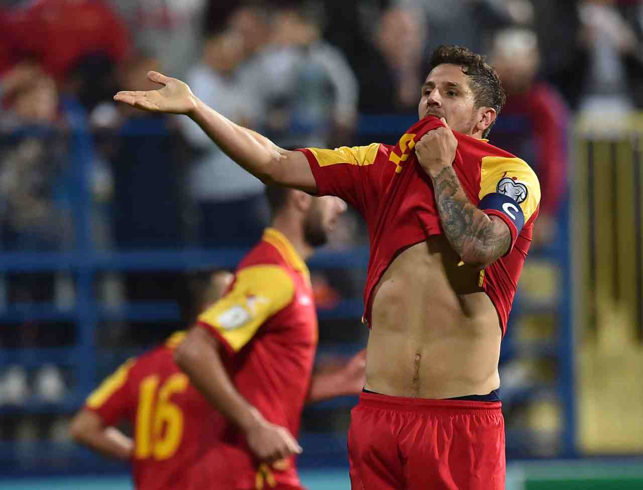 Montenegro Gibilterra Jovetic