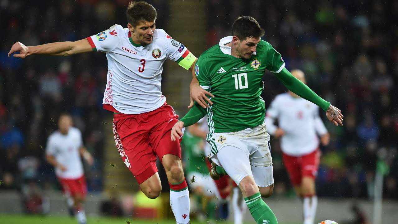 Kyle Lafferty in azione (foto Getty)