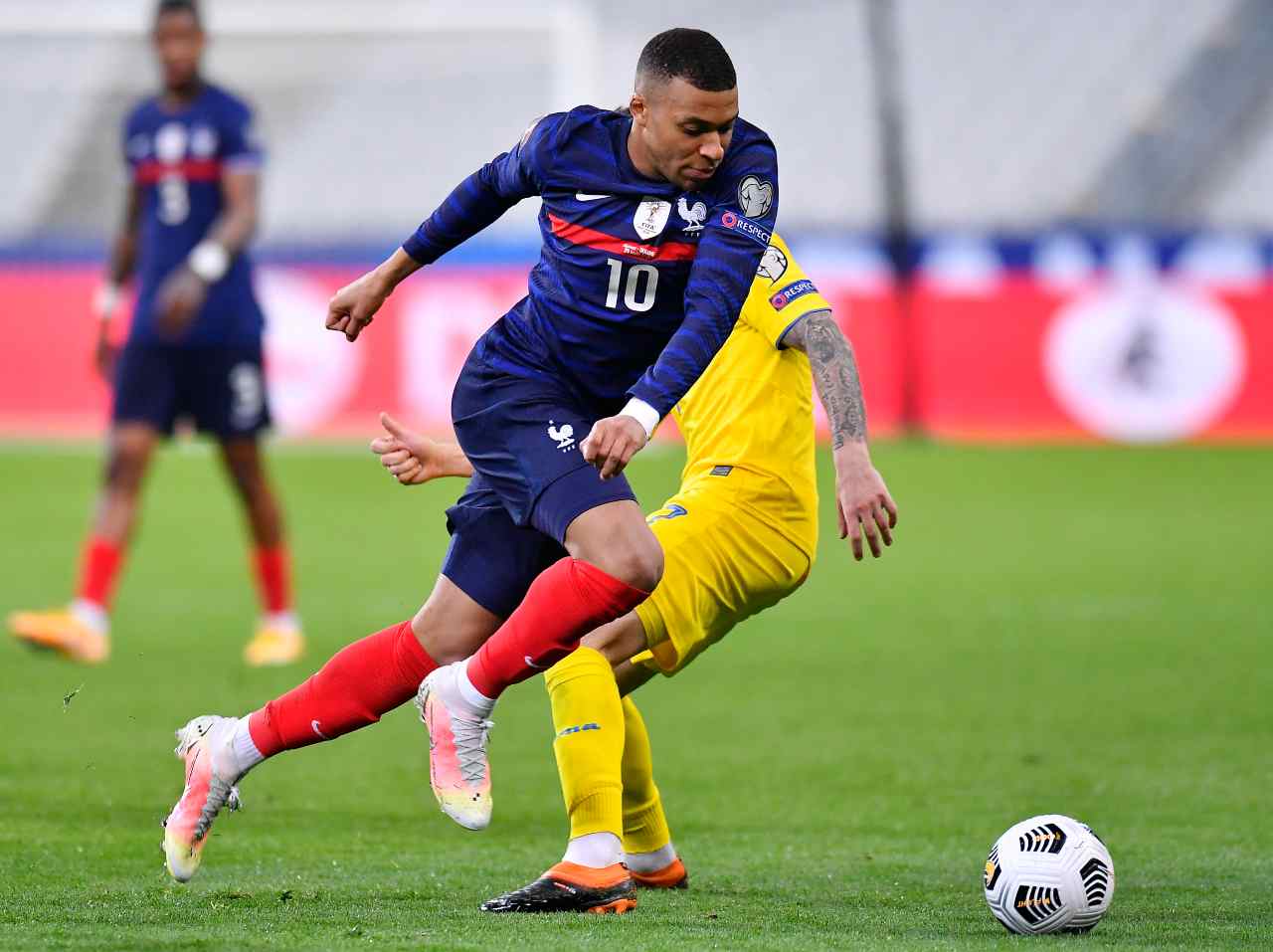 Risultati Qualificazioni Mondiali 2022, Mbappé in Kazakhstan-Francia (foto Getty)