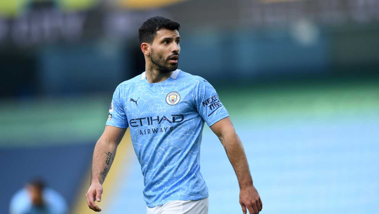 Sergio Aguero Manchester City (foto Getty)