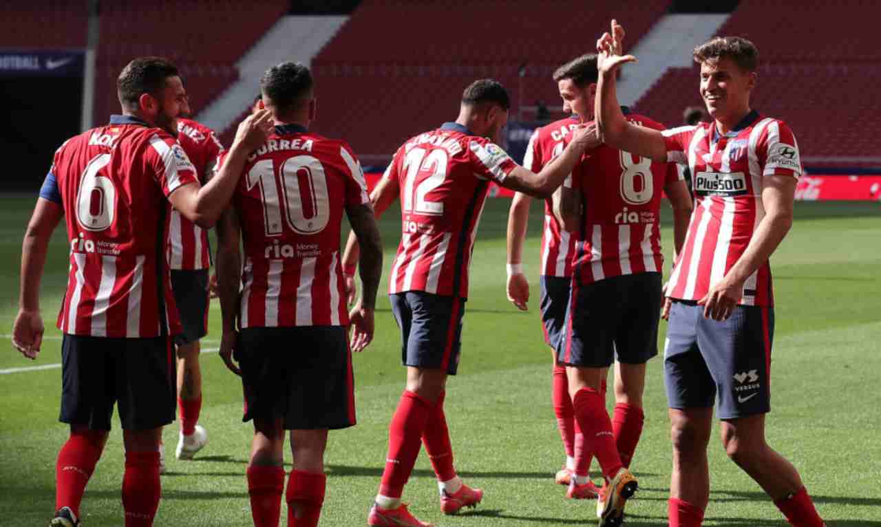 Atletico Madrid Huesca formazioni