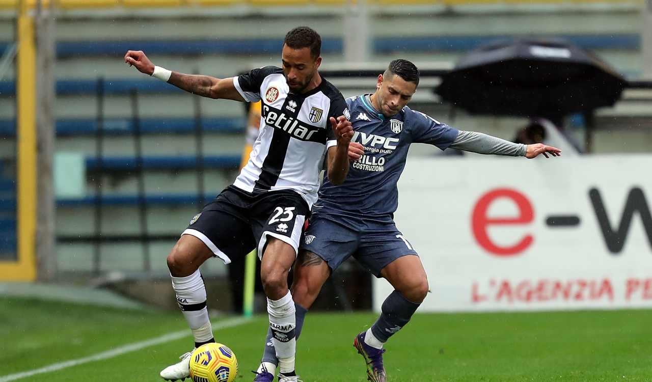 Benevento Parma formazioni