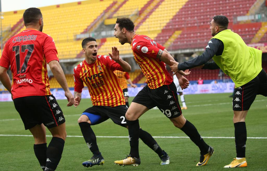 Lazio Benevento formazioni