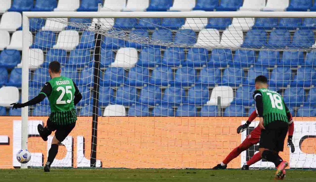 Berardi doppietta da incorniciare, 101 gol con il Sassuolo (Getty Images)