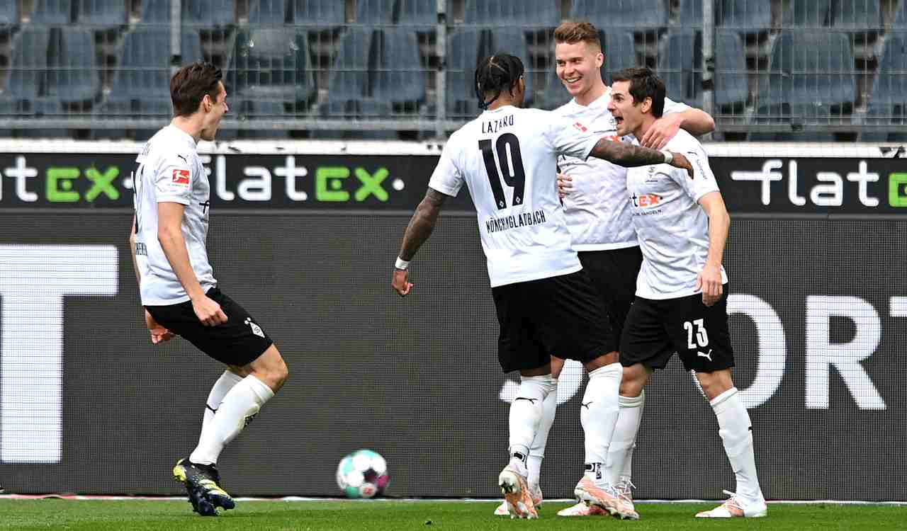 Borussia Mönchengladbach Bielefeld formazioni 