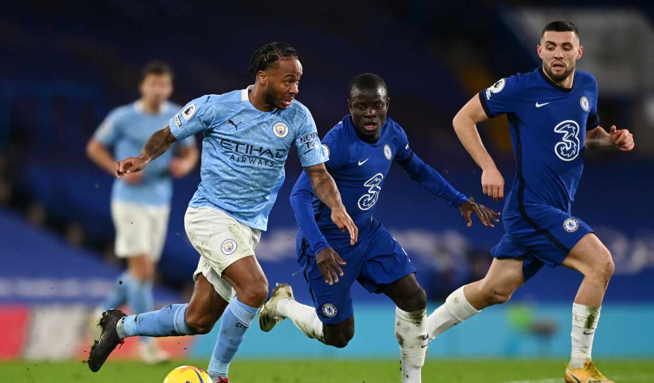 Chelsea Manchester City formazioni