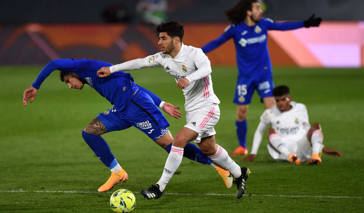 Getafe Real Madrid formazioni