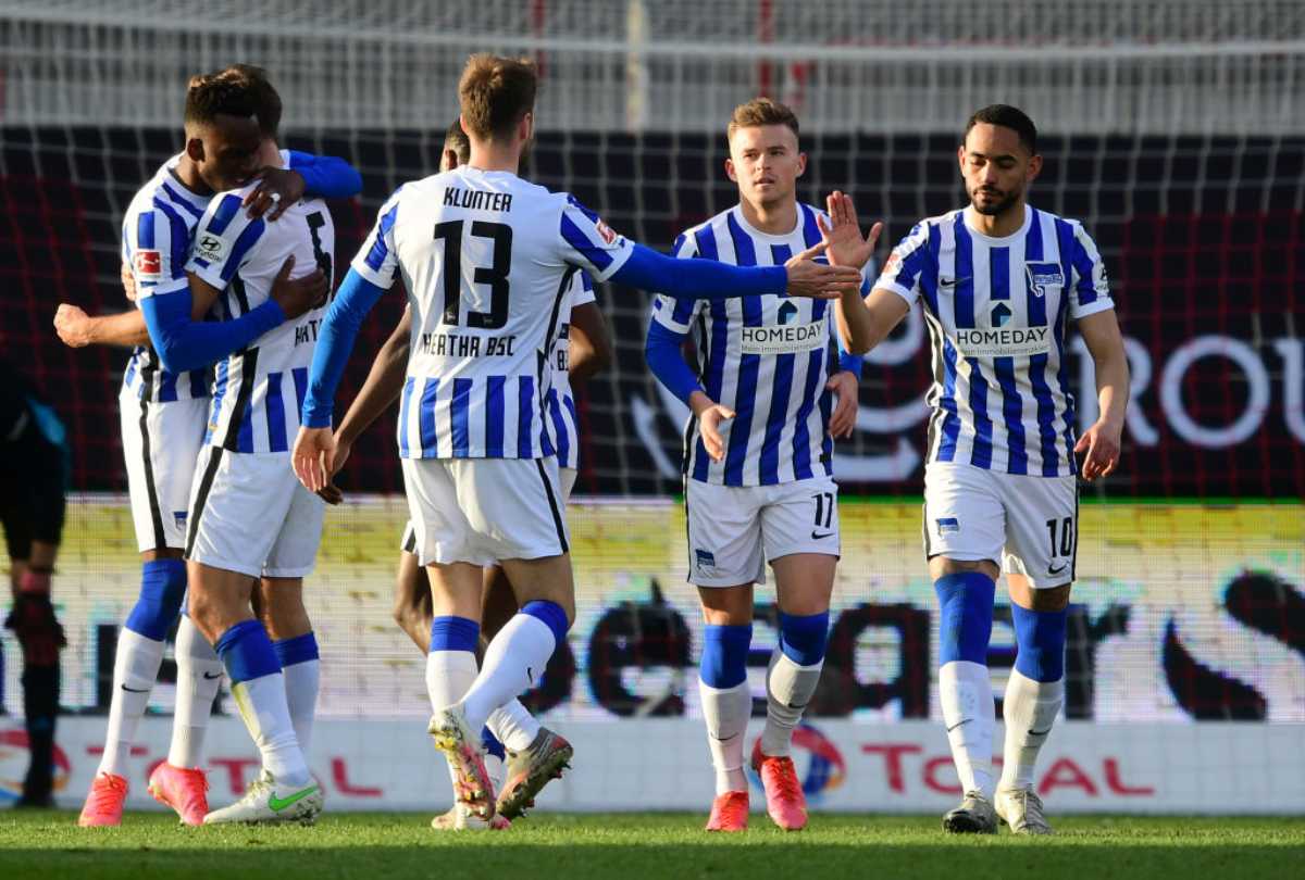 Mainz Hertha Berlino formazioni 