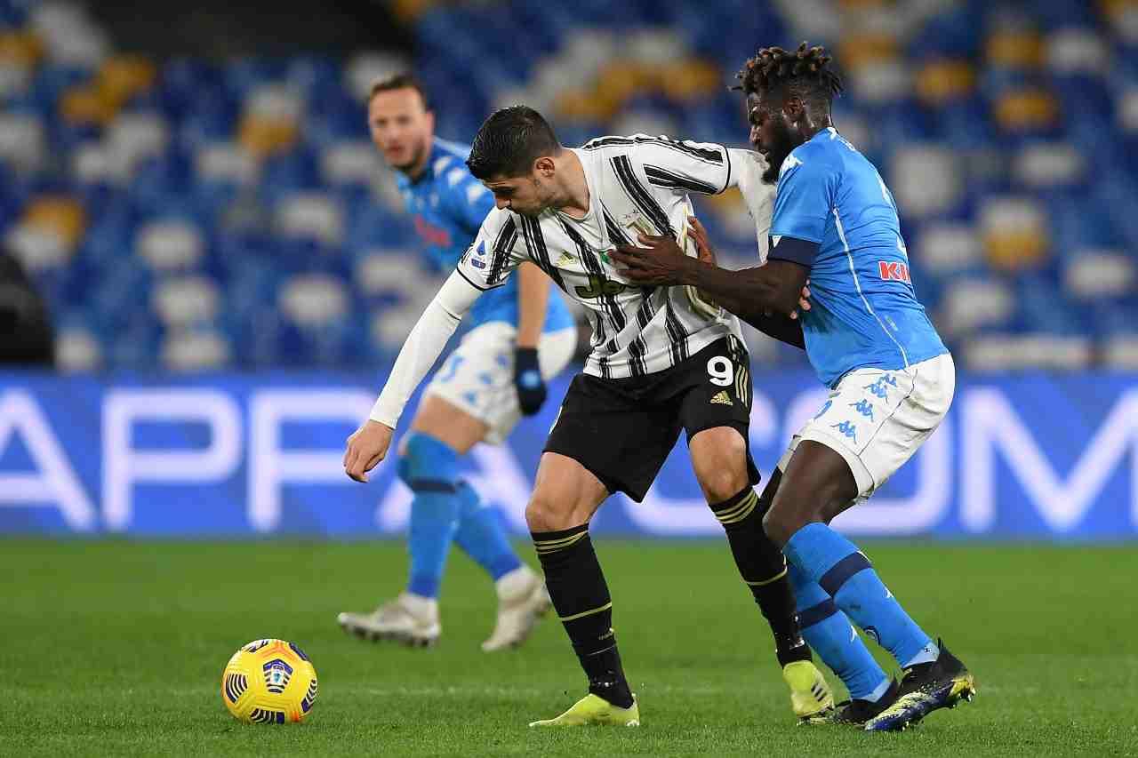 Juventus Napoli formazioni