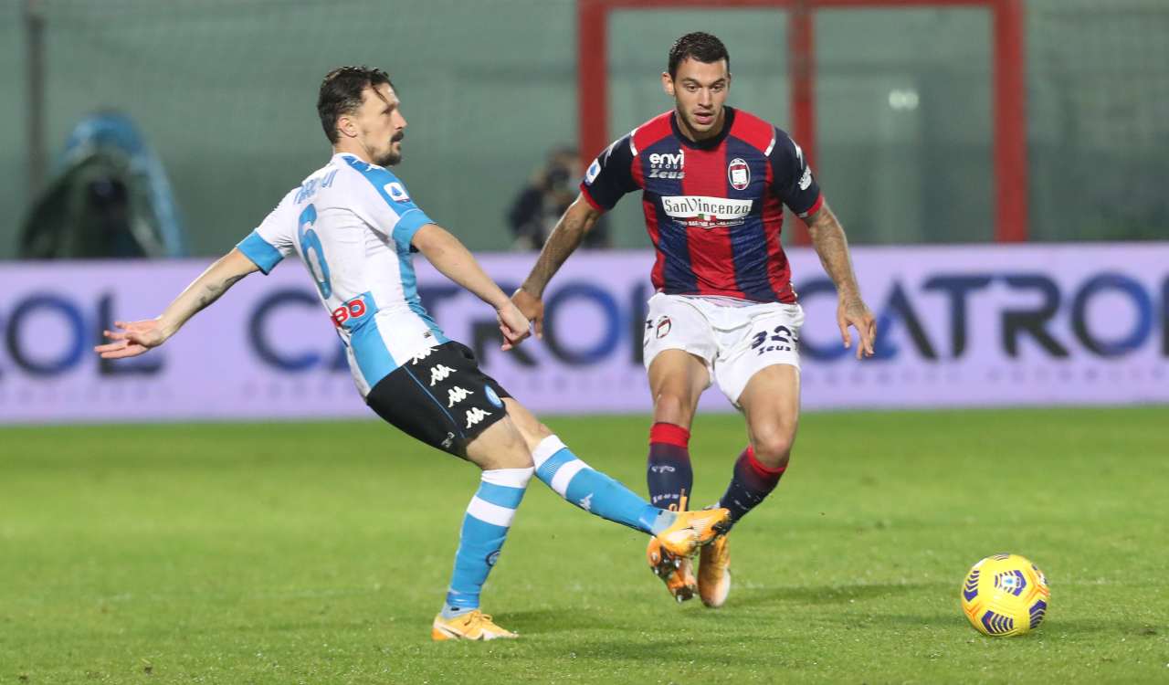 Napoli Crotone formazioni