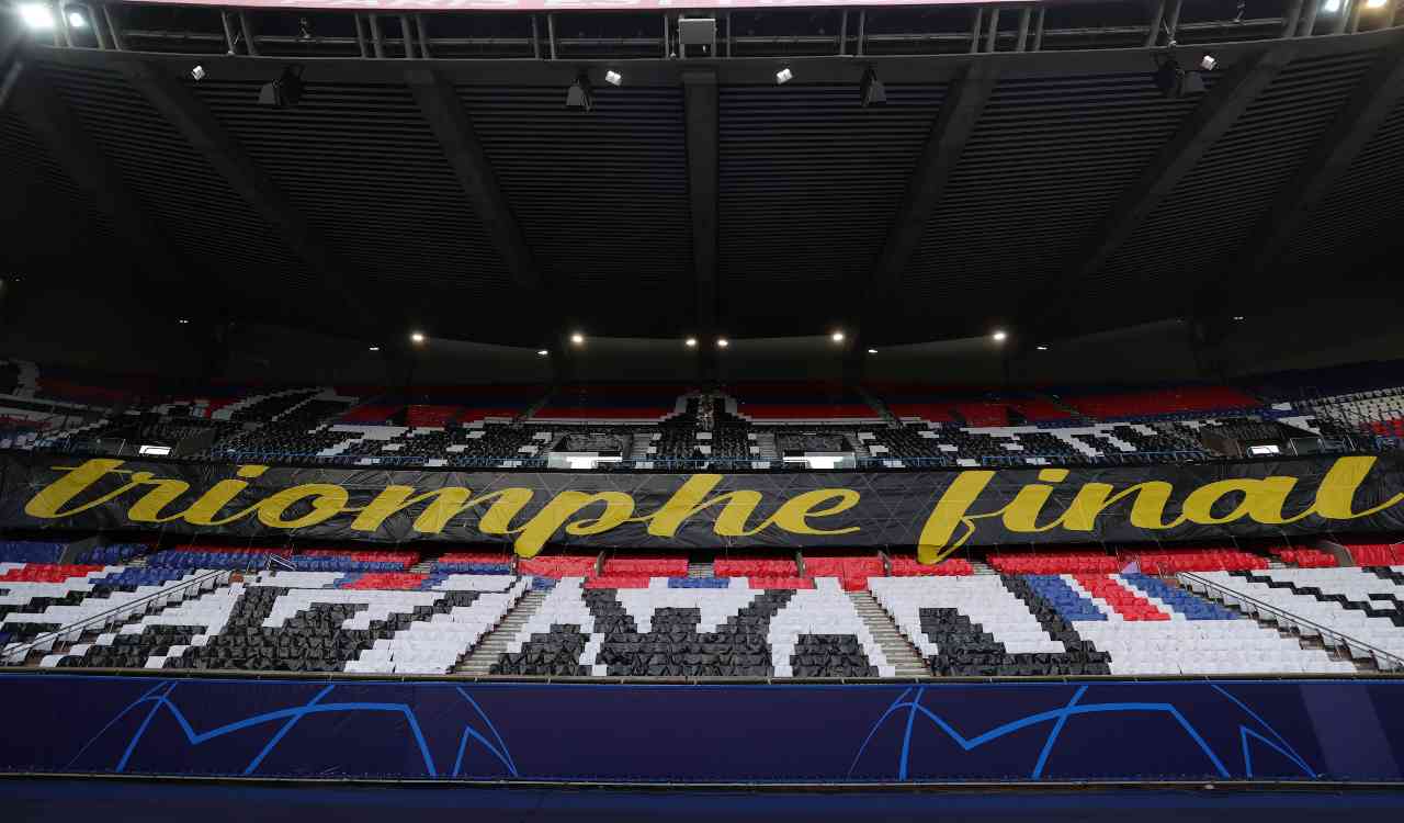 PSG Manchester City coreografia